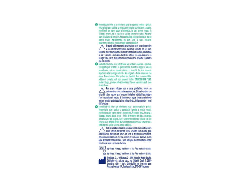 Lubricante Aloe 75 ml