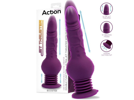 Booster Vibrador con Thrusting Ultra Jet Thruster con Potente Ventosa