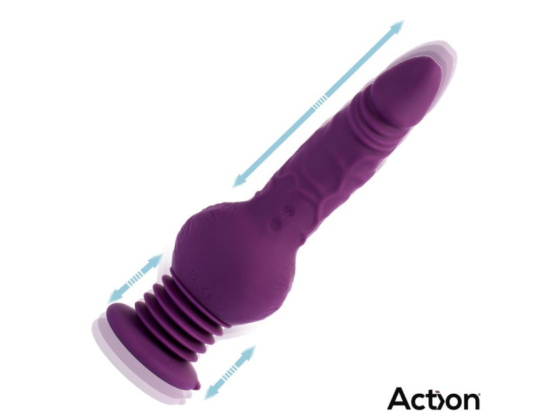Booster Vibrador con Thrusting Ultra Jet Thruster con Potente Ventosa