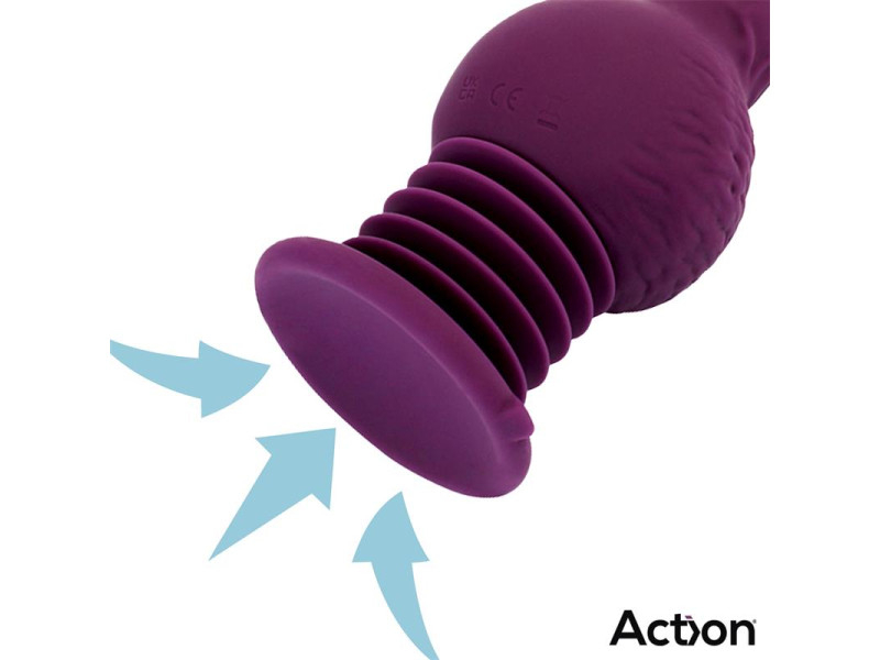 Booster Vibrador con Thrusting Ultra Jet Thruster con Potente Ventosa