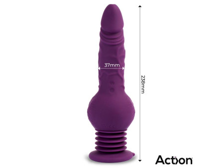 Booster Vibrador con Thrusting Ultra Jet Thruster con Potente Ventosa