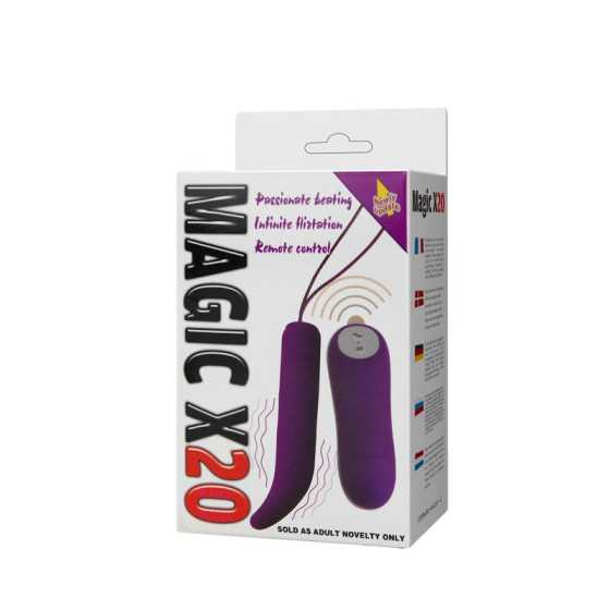 Bala Vibradora Magic x20 Purpura