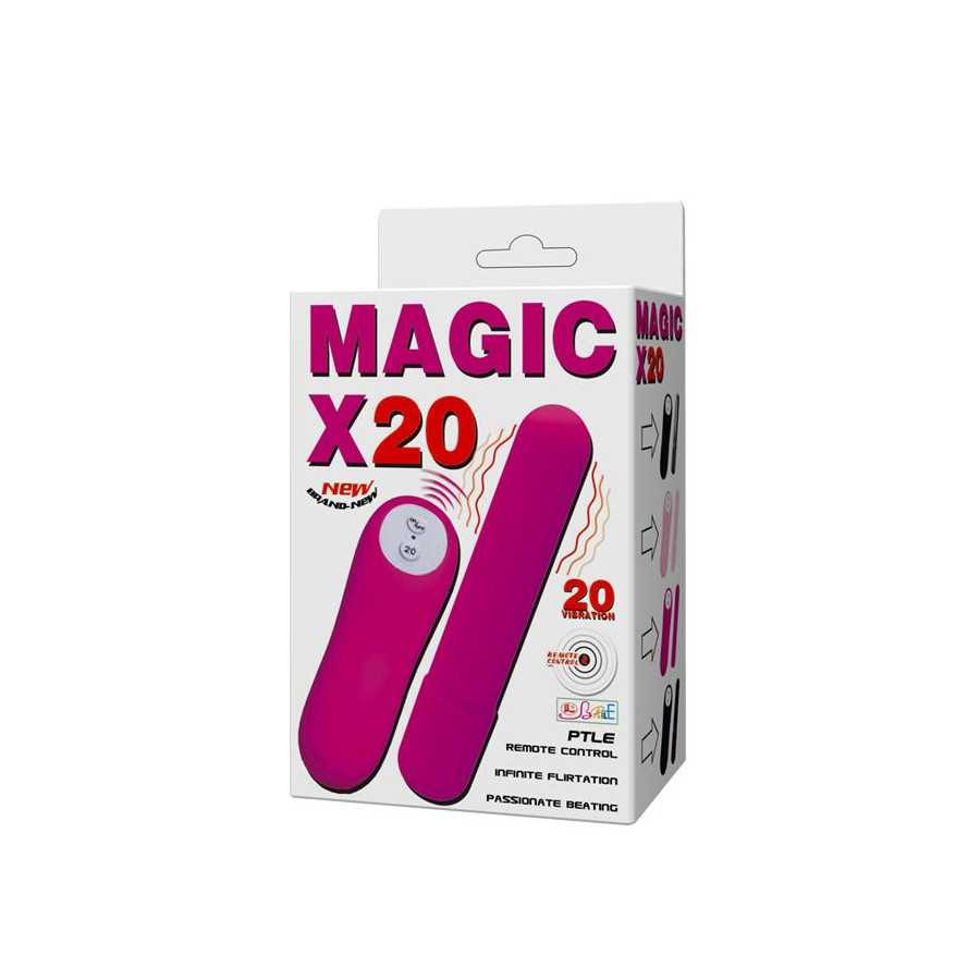 Bala Vibradora Magic x20 Purpura