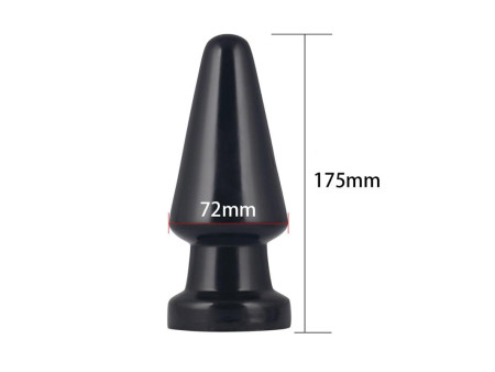 Plug Anal King Sized Anal Shocker 7 Negro Plug Anal King Sized Anal Shocker 7 Negro