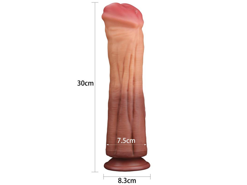 Dildo Nature 12 Dual Layer