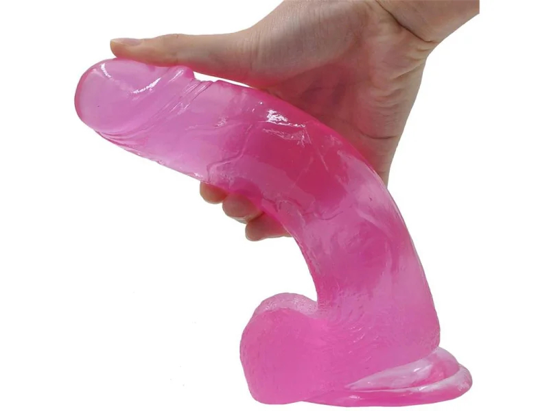 Dildo Jelly Studs 8 Rosa