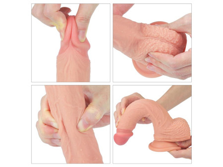 Dildo Nature 85 Silicona Liquida Natural