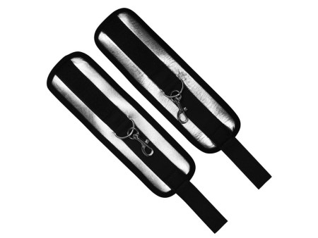 Esposas Velcro Negro y Plateado