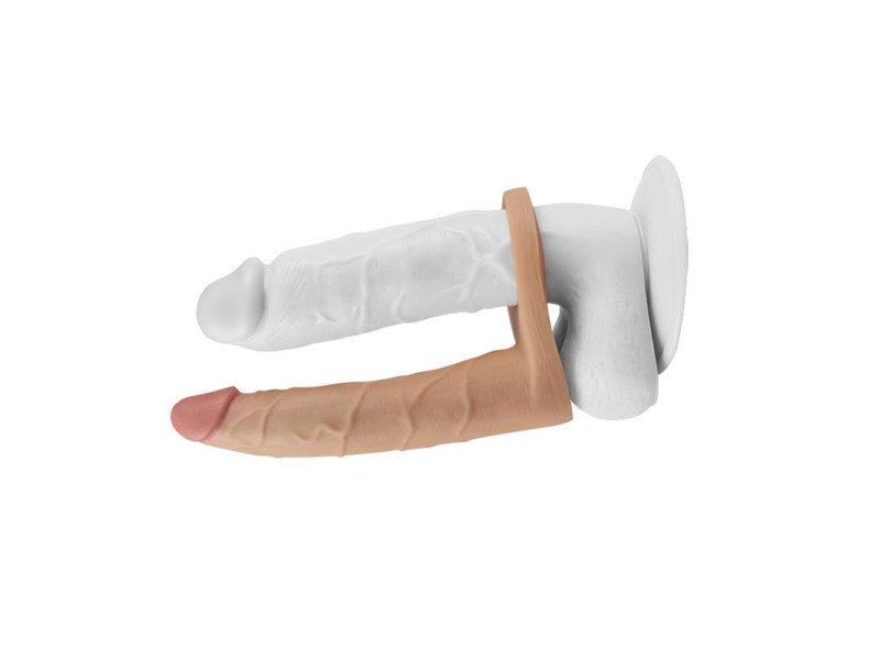 Dildo The Ultra Soft Double 7 Natural