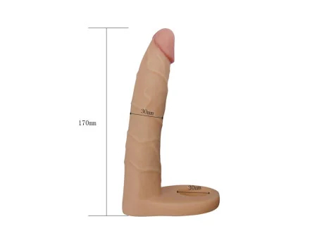 Dildo The Ultra Soft Double 7 Natural
