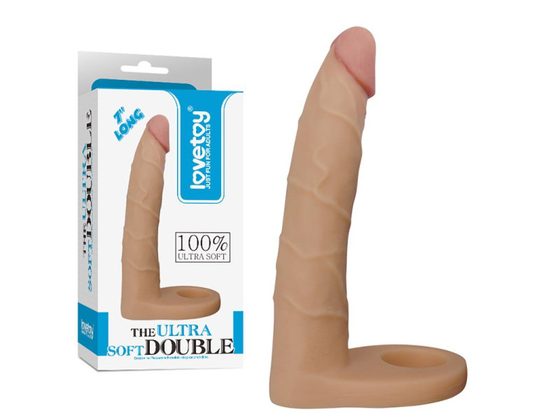 Dildo The Ultra Soft Double 7 Natural
