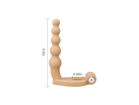 Estimulador Anal The Ultra Soft Bead 65 con Vibracion Natural