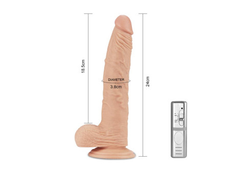 Dildo Real Extreme con Vibracion 95 Natural