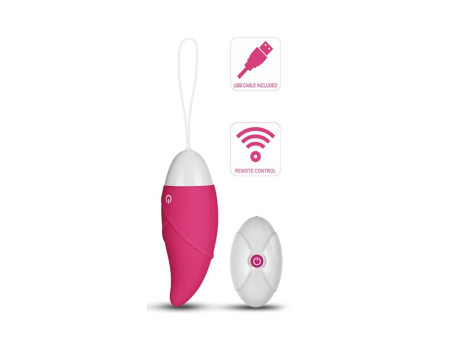 Huevo Vibrador iJoy Control Remoto USB Rosa
