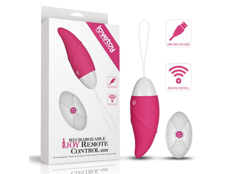 Huevo Vibrador iJoy Control Remoto USB Rosa