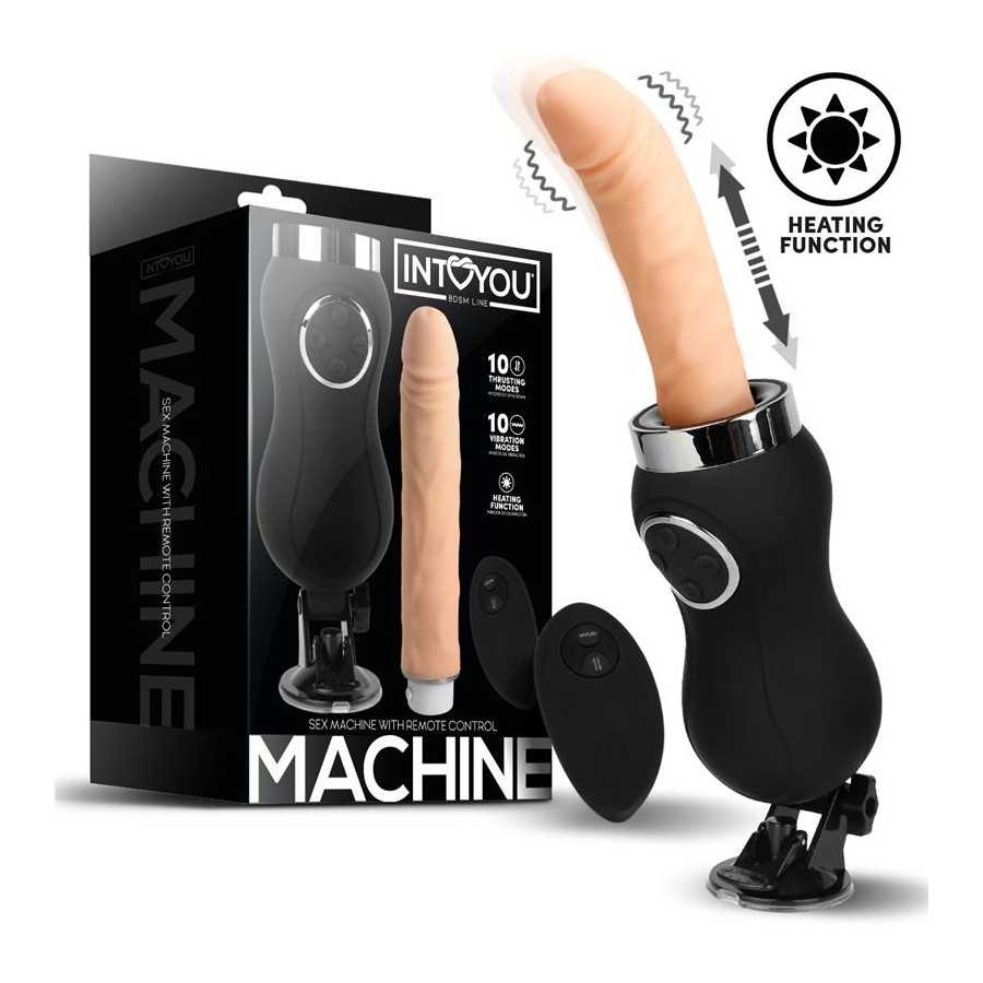 Sex Machine Vibracion Thrusting y Calor Control Remoto USB