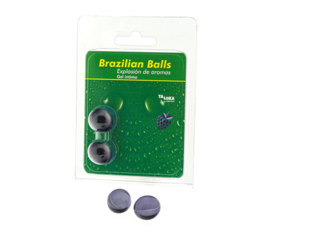 Set 2 Brazilian Balls Aroma Frutas del Bosque