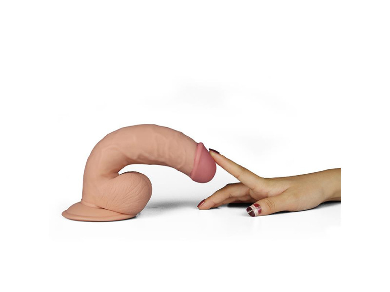 Dildo The Ultra Soft Dude con Vibracion 75 Natural