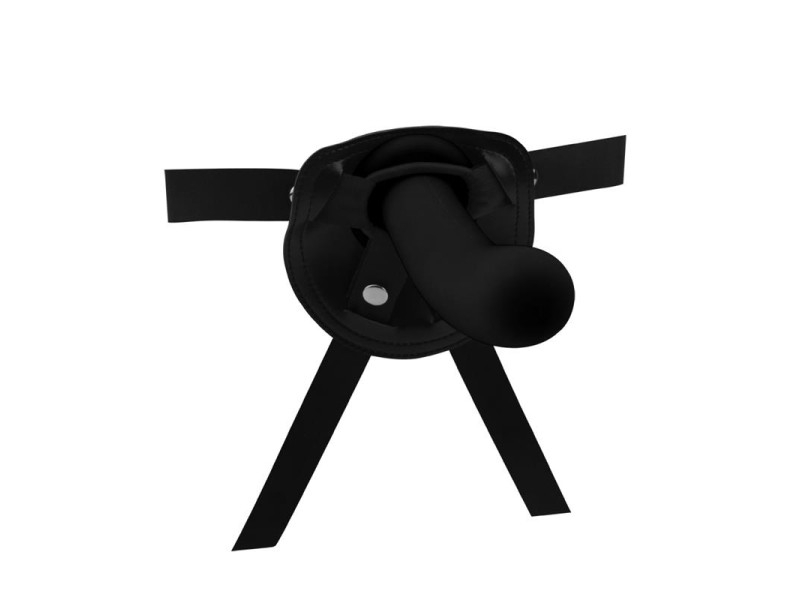 Arnes con Dildo Raw Recruit Talla L Negro