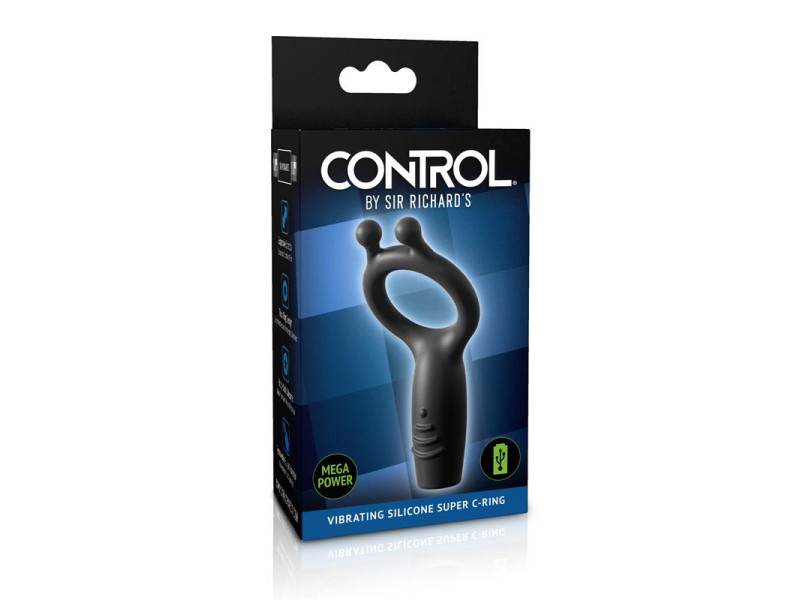 Anillo Vibrador Silicona Recargable Control Vibrating Super C Ring