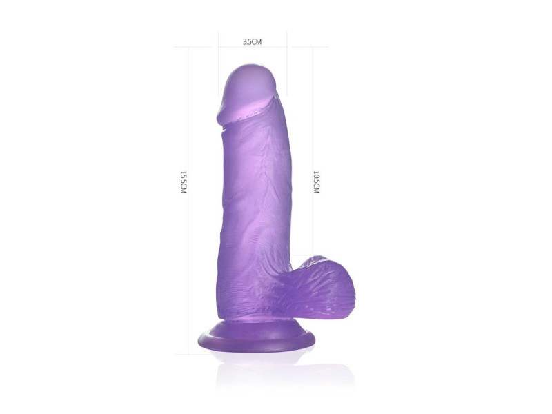 Dildo Jelly Studs 6 Purpura