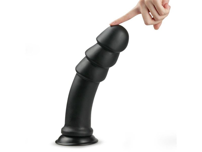 Dildo King Sized Anal Ripples 1125 Negro