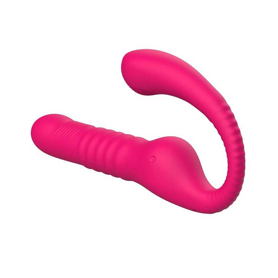 No TwentyThree Vibrador Doble con Pulsacion y Thrusting Flexible 180º