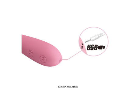 Vibrador Gloria Color Rosa Claro Vibrador Gloria Color Rosa Claro