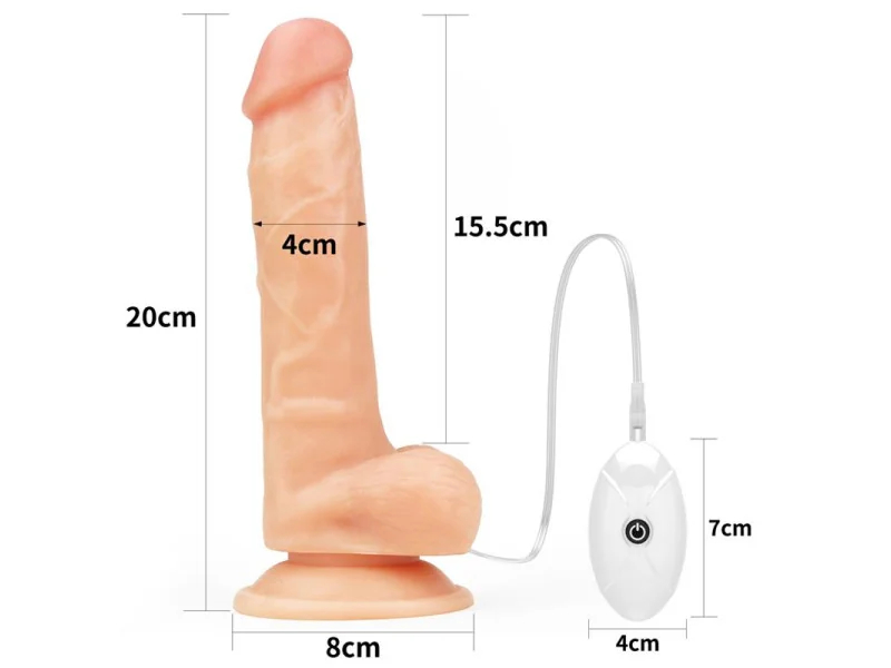 Arnes con Dildo con Vibracion y Control Remoto 75