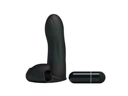 Funda Vibradora para el Dedo Adonis Negro Funda Vibradora para el Dedo Adonis Negro