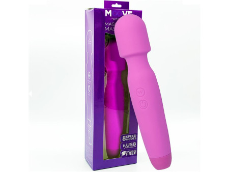 Magic Wand Masajeador Silicona Purpura