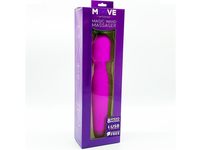 Magic Wand Masajeador Silicona Purpura