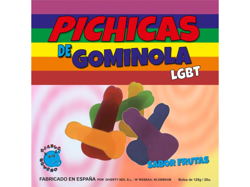 Caja Gominolas Pito Sabor Frutas LGBTQ Caja Gominolas Pito Sabor Frutas LGBTQ