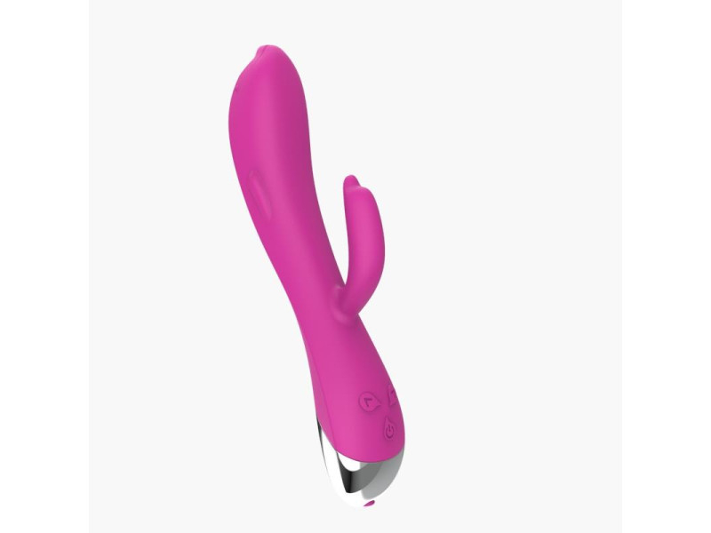 Vibrador Dolphin 6 Funciones USB Rosa Vibrador Dolphin 6 Funciones USB Rosa