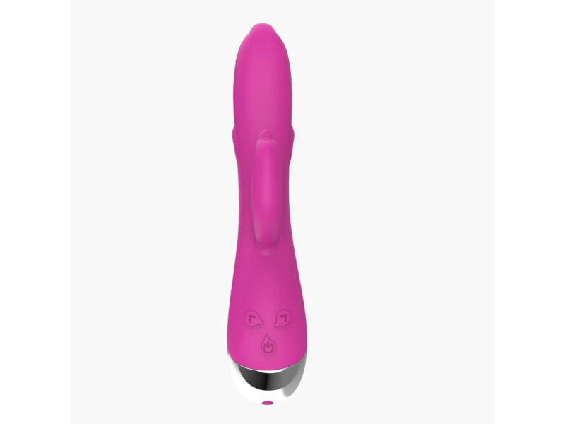 Vibrador Dolphin 6 Funciones USB Rosa