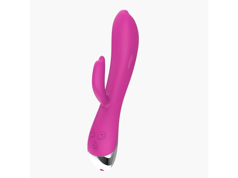 Vibrador Dolphin 6 Funciones USB Rosa
