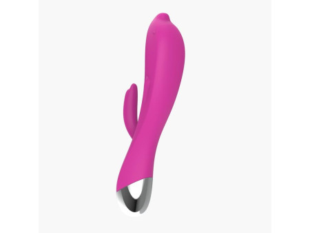 Vibrador Dolphin 6 Funciones USB Rosa Vibrador Dolphin 6 Funciones USB Rosa