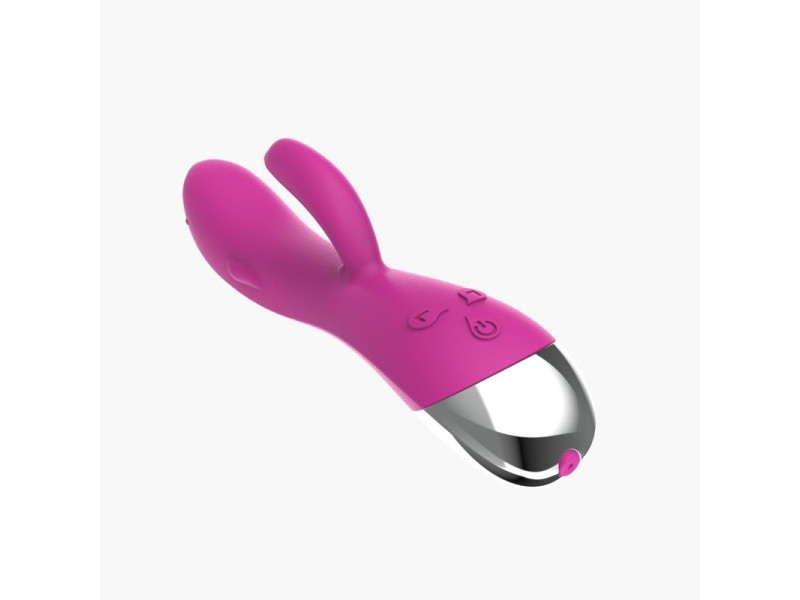 Vibrador Dolphin 6 Funciones USB Rosa