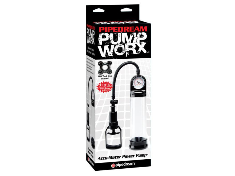 Pump Worx Succionador Accu Meter Color Negro