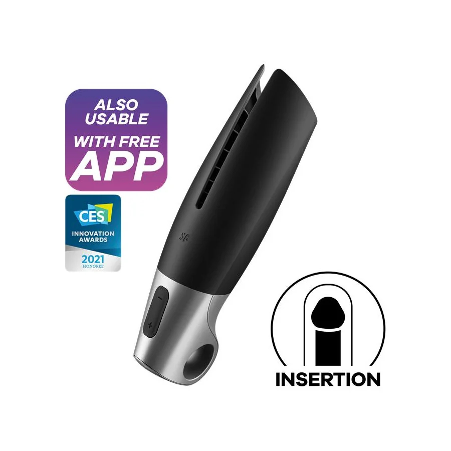 Masturbador Power Masturbator con APP Satisfyer Connect