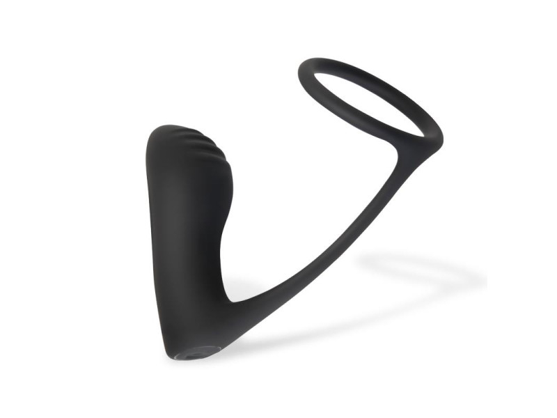 Ammolite Plug Anal con Vibracion y Anillo para Testiculos