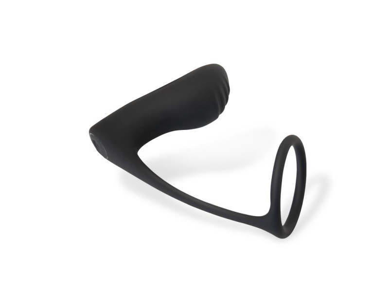 Ammolite Plug Anal con Vibracion y Anillo para Testiculos