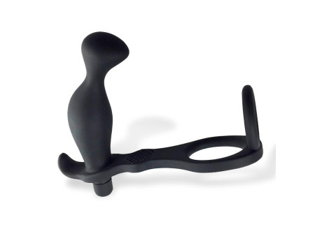 Larimar Plug Anal con Vibracion y Anillo para Pene y Testiculos
