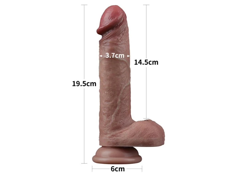 Dildo Silicona Dual Layer 7