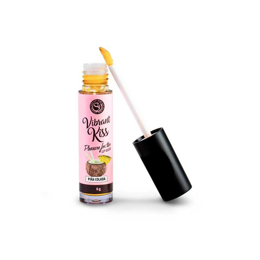 Lip Gloss Vibrant Kiss Sabor Pina Colada