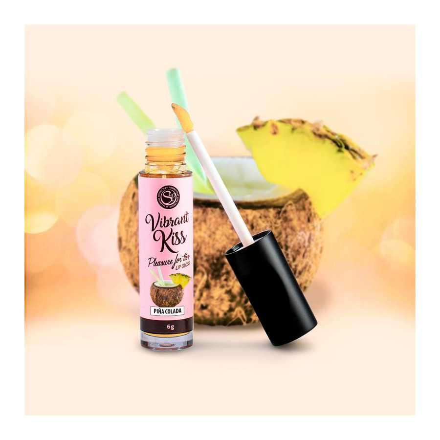 Lip Gloss Vibrant Kiss Sabor Pina Colada