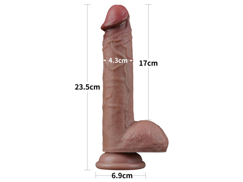 Dildo Dual Layer Silicona 9