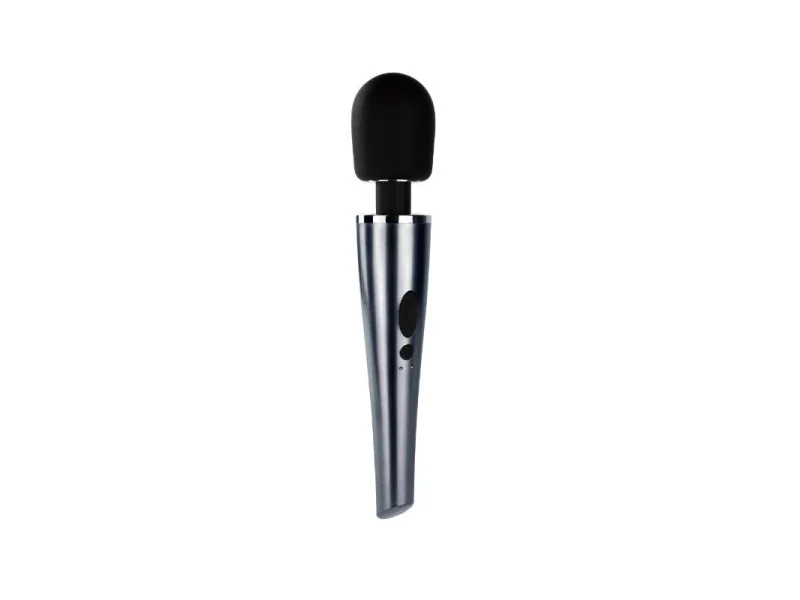 Wand Massager Relyme USB Silicone Black