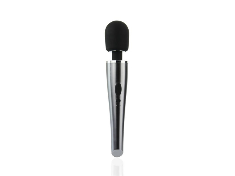 Wand Massager Relyme USB Silicone Black