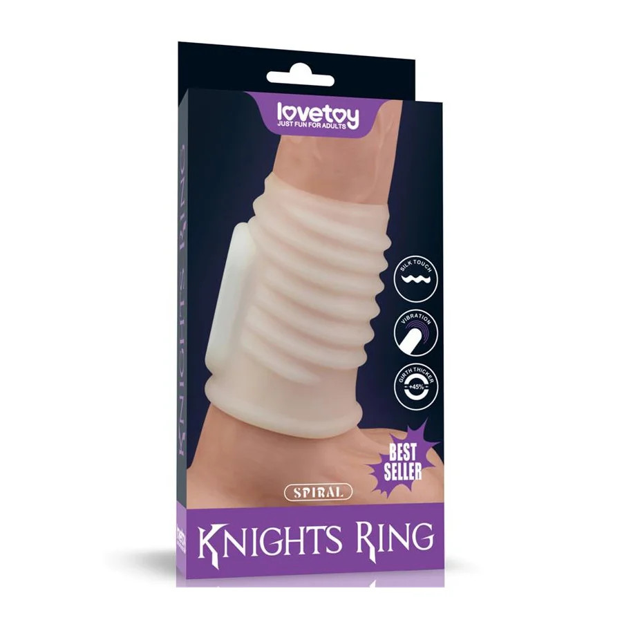 Funda para el Pene con Vibracion Spiral Knights
